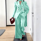 Men's Tailored Two-Piece Blazer and Pants Suit