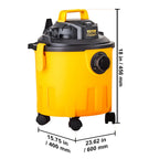 Stainless Steel Wet and Dry Shop Vacuum Cleaner with Suction 1200W