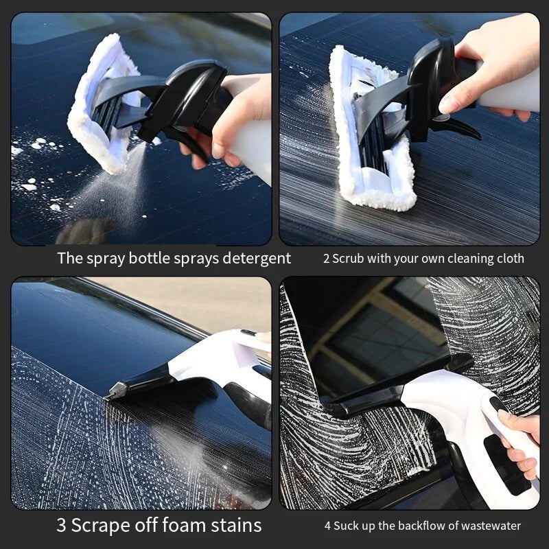 Cordless Electric Window Cleaner Machine with Squeegee