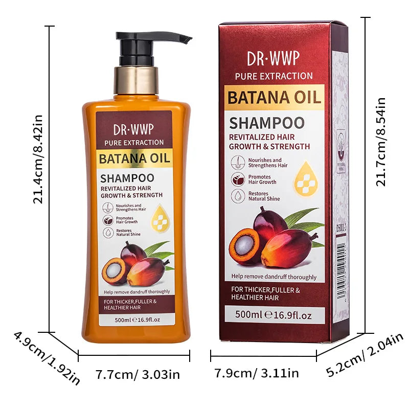 Batana Oil Shampoo and Conditioner Set Smooth Frizzy Hair 16.9 fl oz