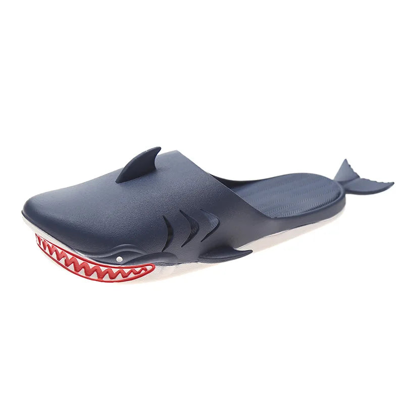 Men's Shark Cartoon Slides Non-Slip Beach Sandals