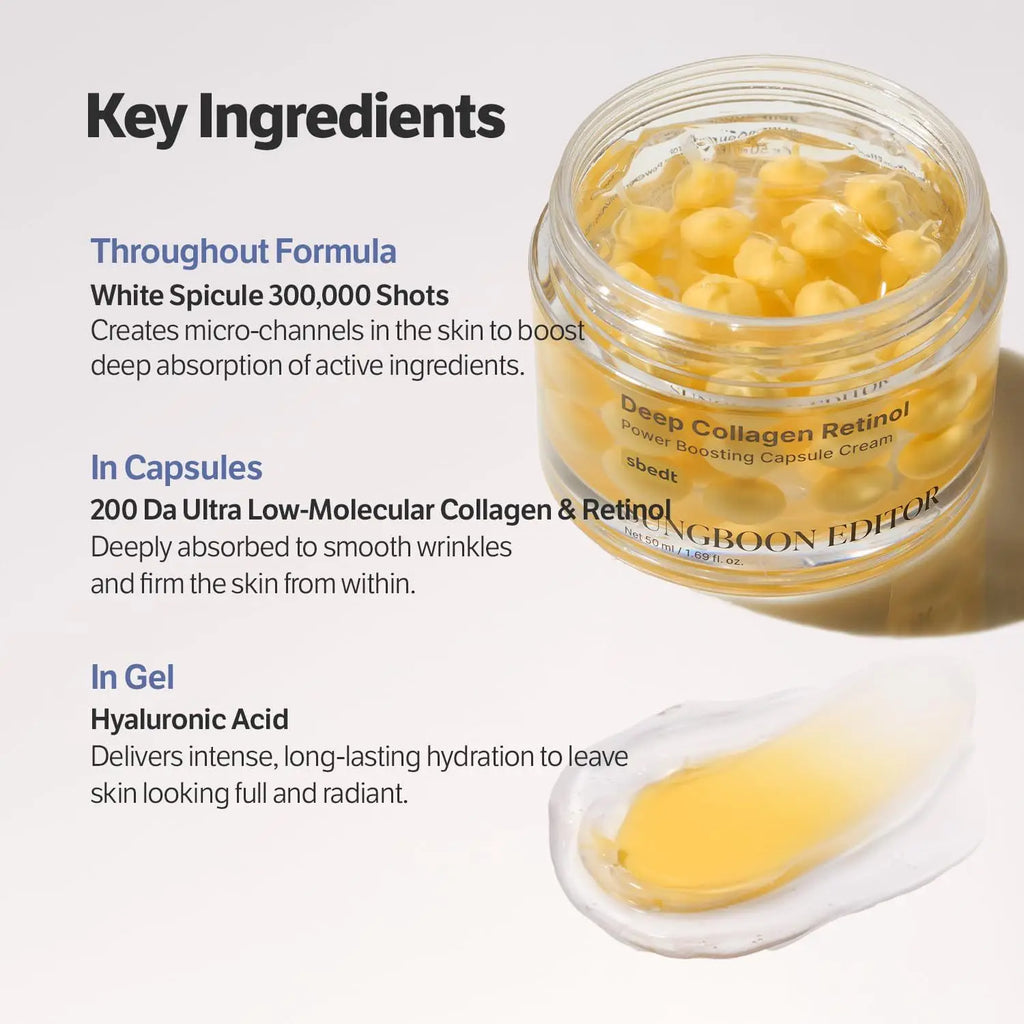 Korean Collagen Peptide Skin Care Kit Anti-Aging Serum and Cream