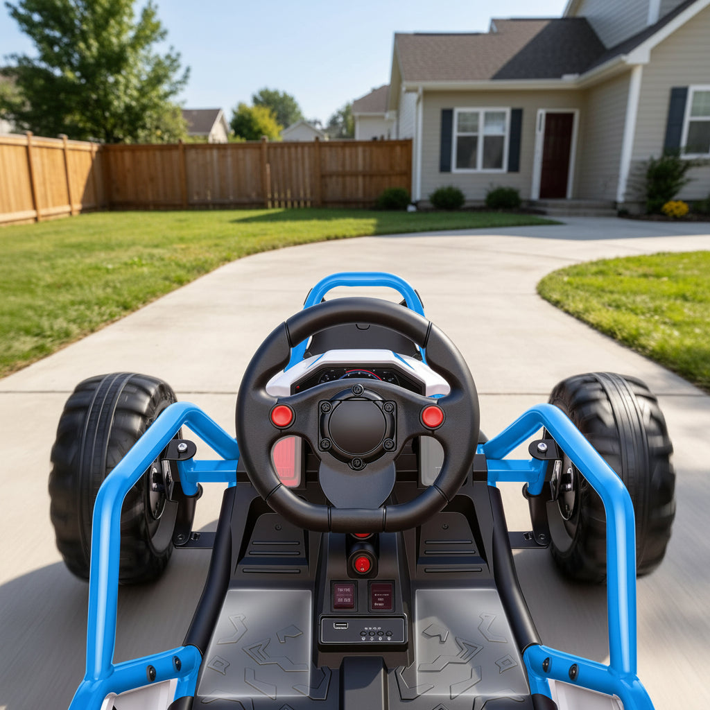Kids 24V 400W Battery Powered Electric Ride on Go Kart Car