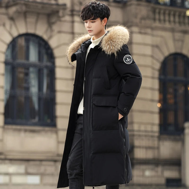 Men's Thick Warm Hooded Winter Parka Coat