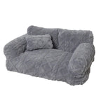 Winter Warm Removable Washable Thickened Plush Pet Sofa Bed