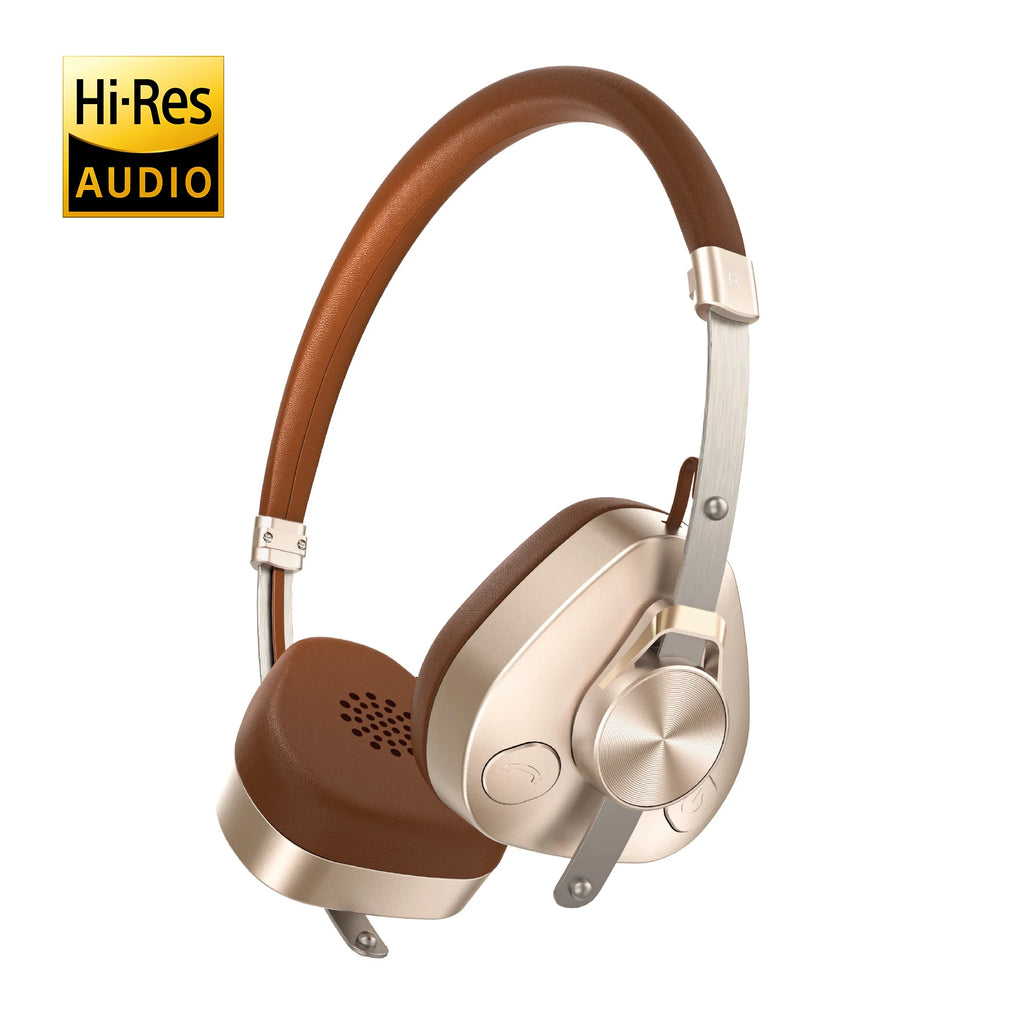 Retro Wireless Bluetooth 5.4 On Ear Headphones with Microphone F4