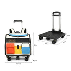 Portable Breathable Foldable Rolling Pet Trolley Backpack