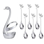 Swan Tableware Holder and Stainless Steel Utensil Stand