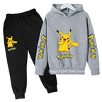Kids' Cartoon Hoodie Sweatshirt Pants Two-Piece Set