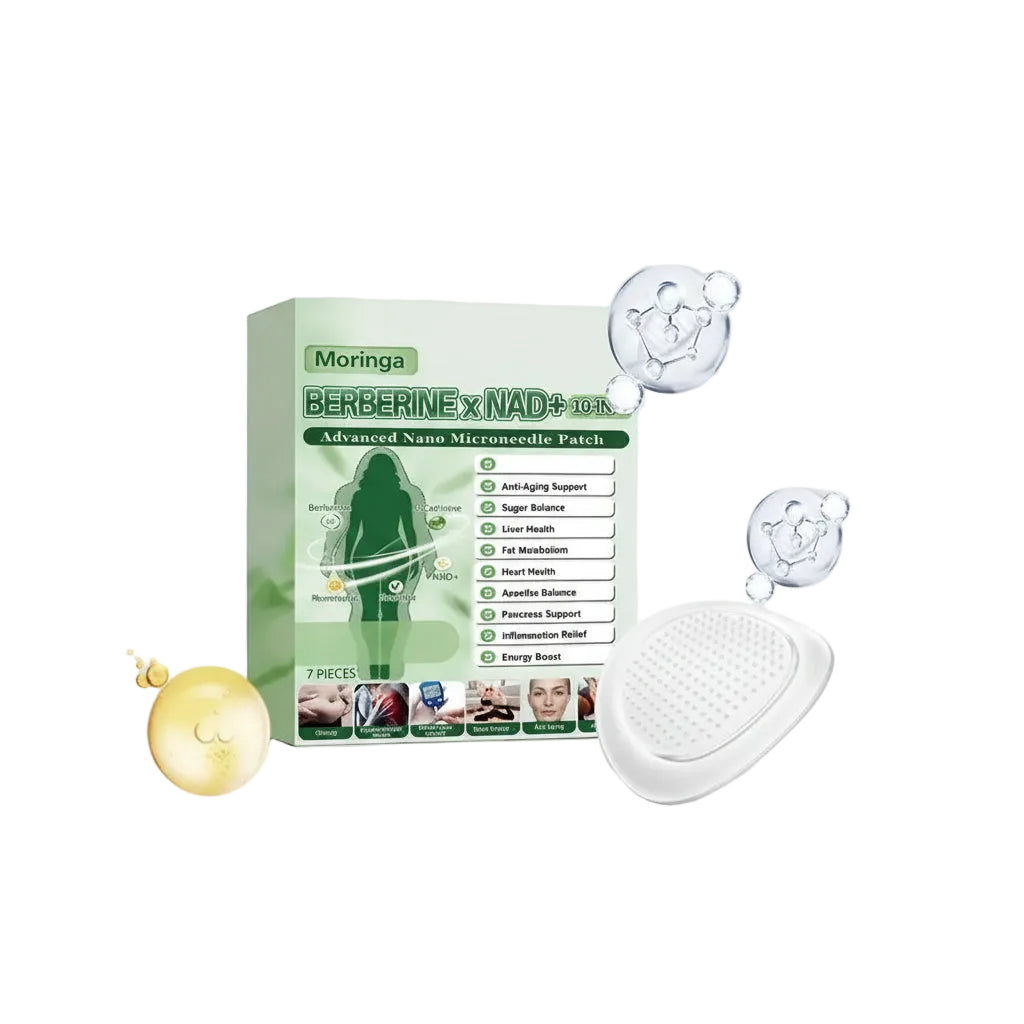 Moringa Berberine NAD+ Nano Microneedle Patch Metabolic Support