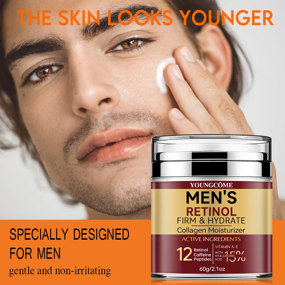 Men's Retinol Collagen Firming Anti-Wrinkle Face Cream