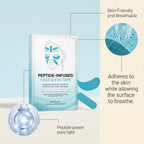 Unisex Peptide-Infused Face & Eye Wrinkle Smoothing Tape Patches