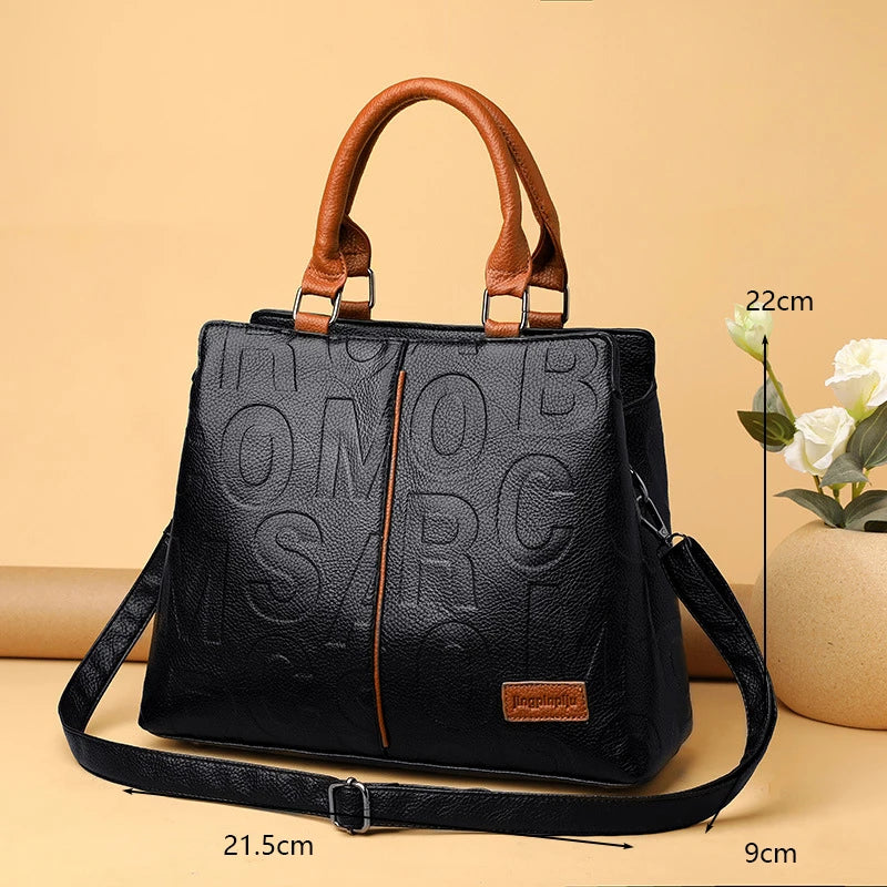 Women's Casual PU Leather Crossbody Shoulder Bag