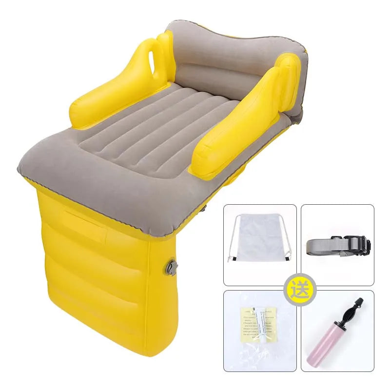Kids' Portable Airplane Bed Seat Extender Light Grey