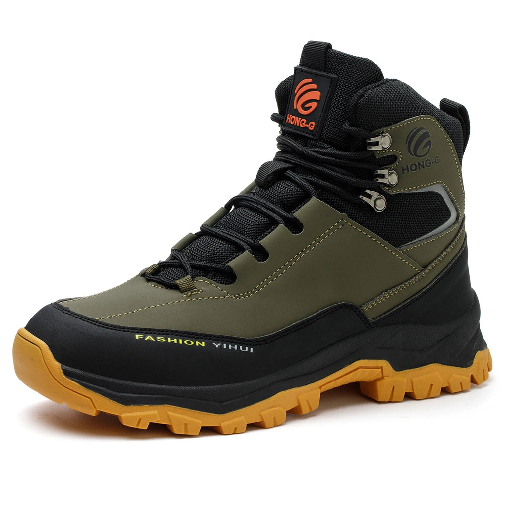 Men's Breathable Steel Toe Anti-Puncture Work Boots