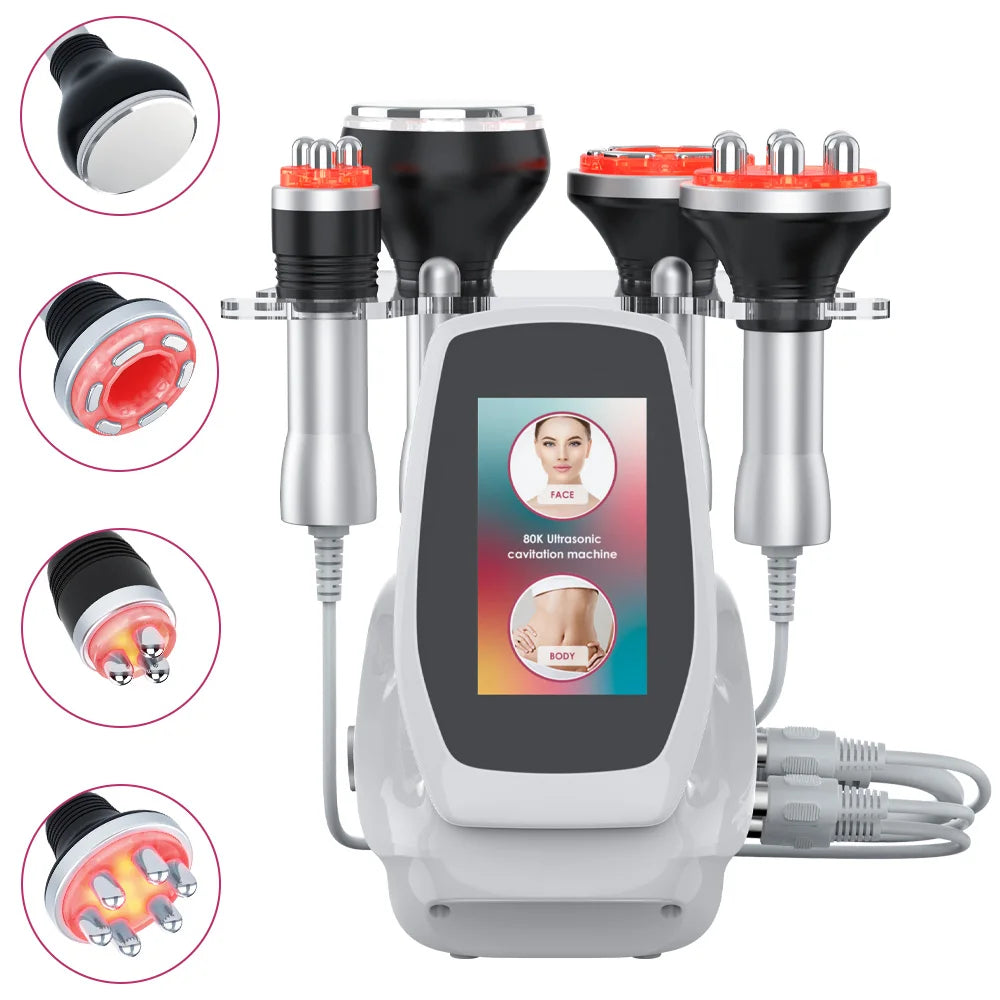 4-in-1 80K Ultrasonic Cavitation Body Slimming Machine Beauty Device