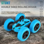 Kids 2.4G Double Sided Flip RC Stunt Car Toy Set