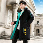 Men's Thick Warm Printed Winter Overcoat