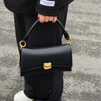 Women's Retro PU Leather Flap Shoulder Crossbody Bag
