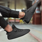 Men's Air Mesh Casual Shoes Lightweight Lace-Up Running Sneakers