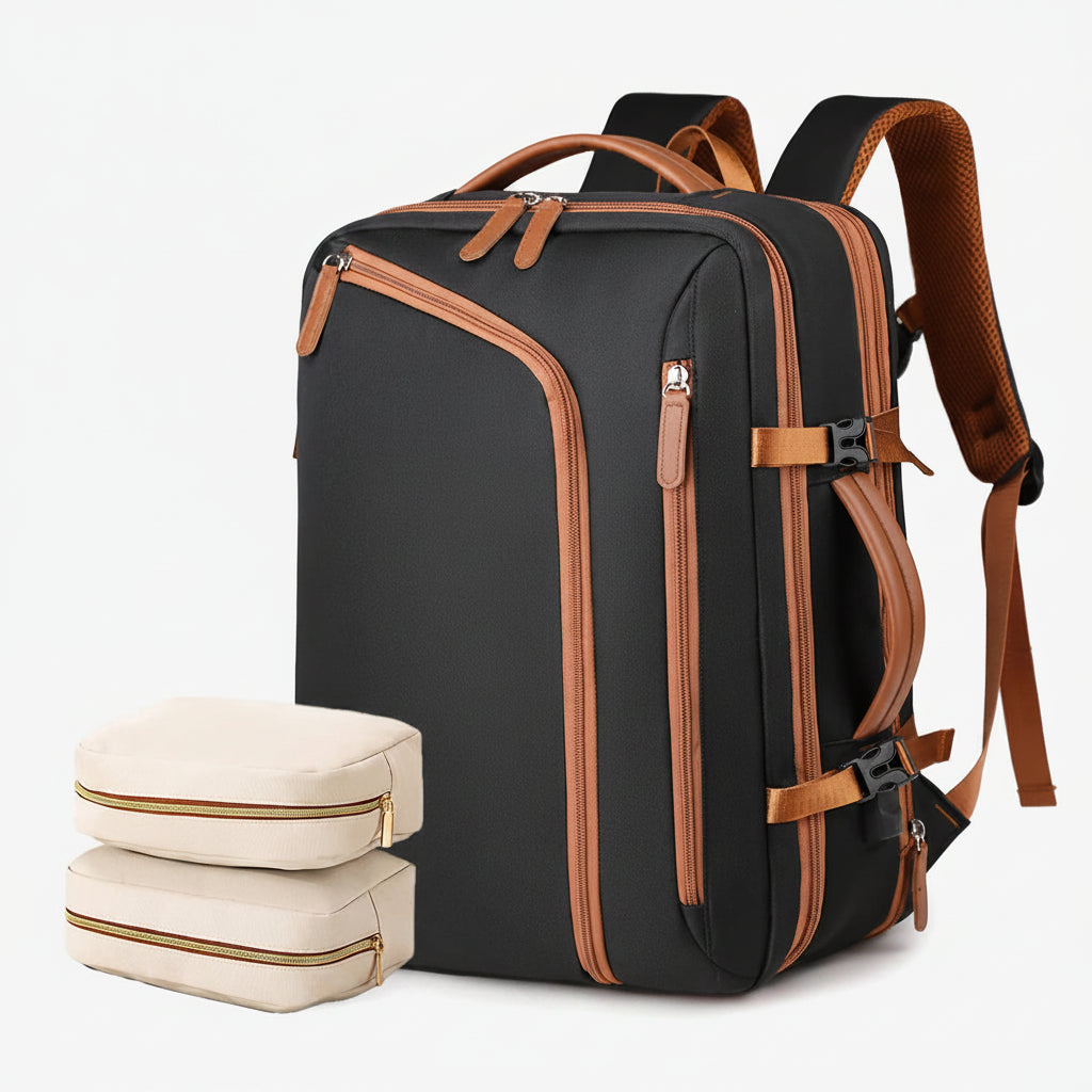 Unisex Casual Nylon Large Capacity Laptop Travel Backpack