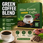 Slim Green Coffee Ganoderma Herbal Supplement 18 Sachets 6.3 oz