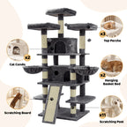 68-Inch Multi Level Indoor Cat Tree Tower
