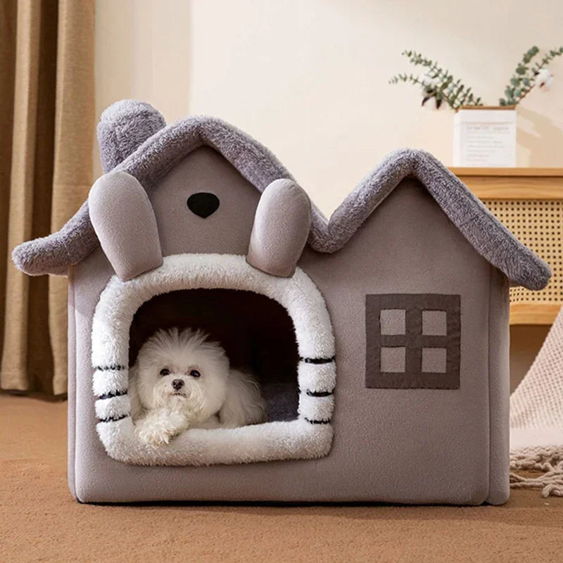 Foldable Dog House Kennel Bed Mat for Small and Medium Dogs and Cats
