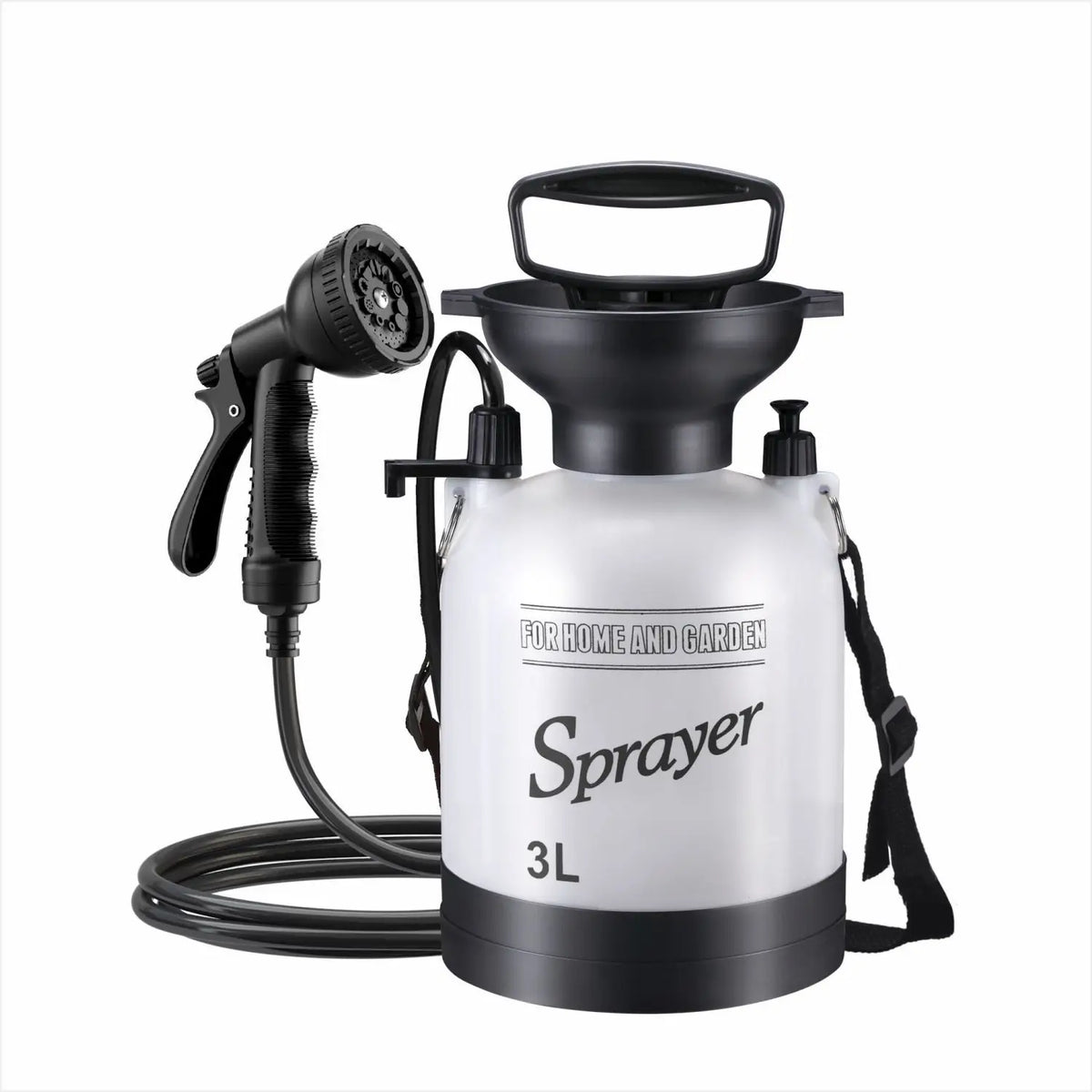 Portable Manual Camping Shower with 9.8-ft Hose