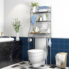 Freestanding Over The Toilet Storage Shelf with Paper Holder