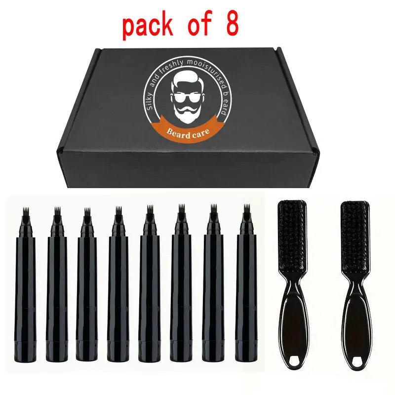 Men's Waterproof Beard Filling Pen Shaping Kit 5.1 oz