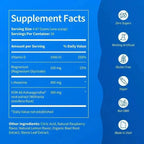 Magnesium Vitamin D Lemon Raspberry Mineral Drink Mix