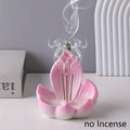 Resin Lotus Incense Burner Plate and Desktop Tabletop Ornament