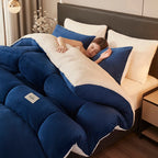 Luxury Plush All-Season Comforter and Reversible Soft Duvet Insert