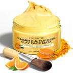 Women's Vitamin C Turmeric Exfoliating Deep Cleaning Facial Mask