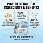 Copper Peptides PDRN GHK-Cu Beef Tallow Blue Balm Moisturizer