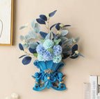 European Resin Angel Wall Vase and Planter Mural Ornament