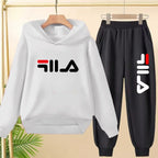 Kids' Pullover Hoodie Sweatshirt Pants Two-Piece Set