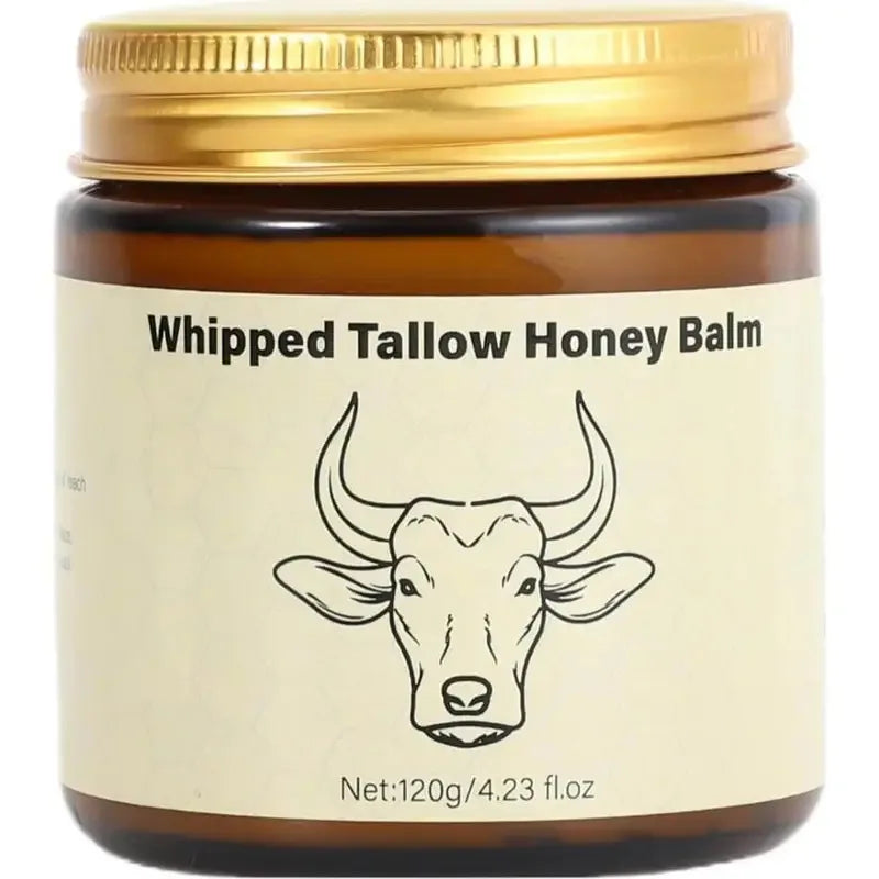Unisex Beef Tallow & Honey Deep Hydration Moisturizing Face Cream 4.2 oz