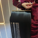 Women's Pleated Shell Pattern Clutch Shoulder Handbag