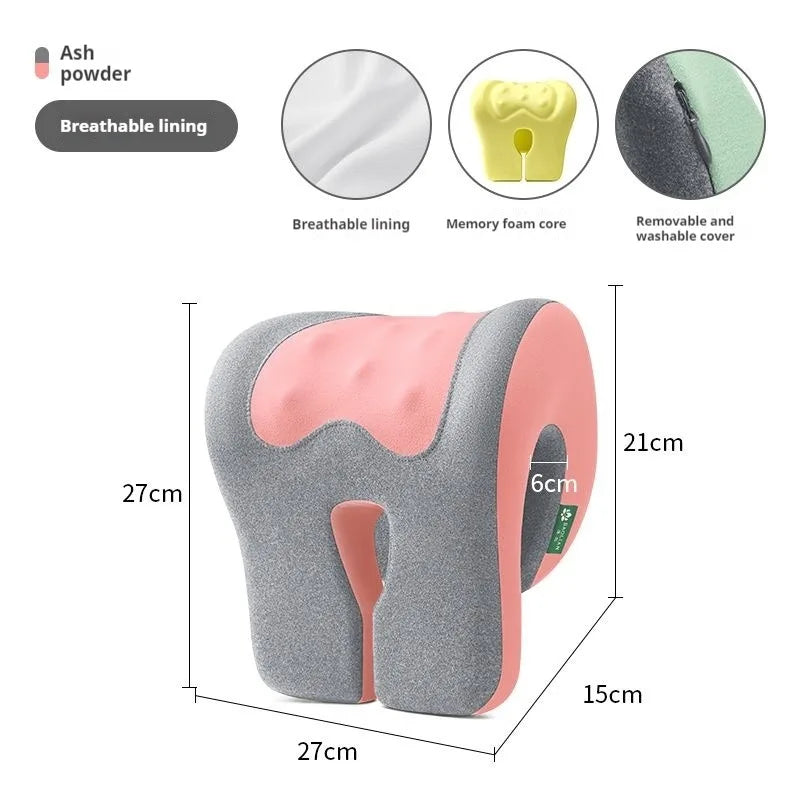 Ergonomic Memory Foam Office Chair Headrest Pillow Neck Support
