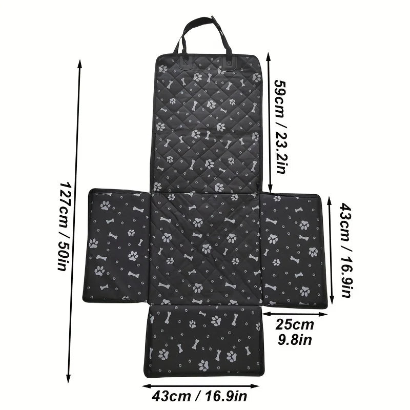 Waterproof Oxford Pet Dog Car Seat Cover Hammock Carrier Bag