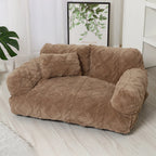 Winter Warm Removable Washable Thickened Plush Pet Sofa Bed