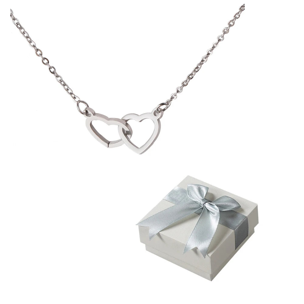 Women's Custom Names Heart Pendant Necklace