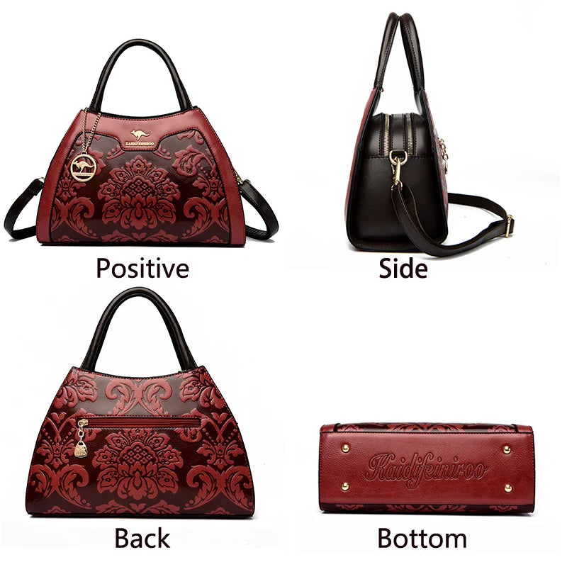 Women's Soft PU Leather Shoulder Crossbody Bag