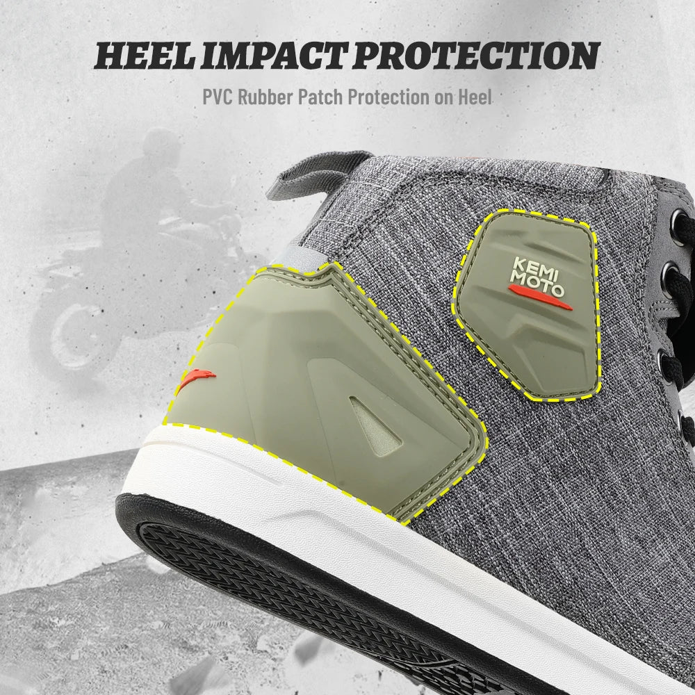 Men's Casual Anti-Slip Motorcycle Riding Ankle Boots
