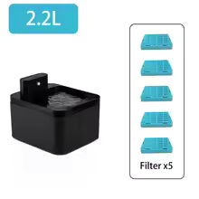 Wireless Cat Water Fountain with Sensor and Battery Power