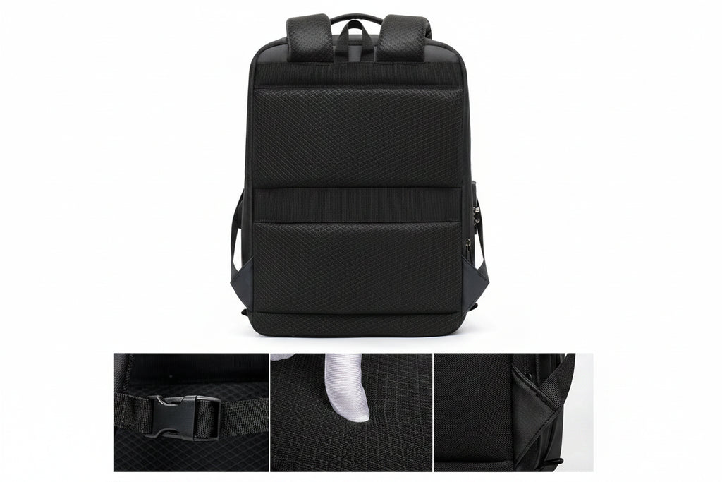 Men's Expandable Hard Shell Travel Laptop Backpack Y1