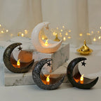 Star Moon LED Candlestick Lamp and Eid Festive Tabletop Ornament