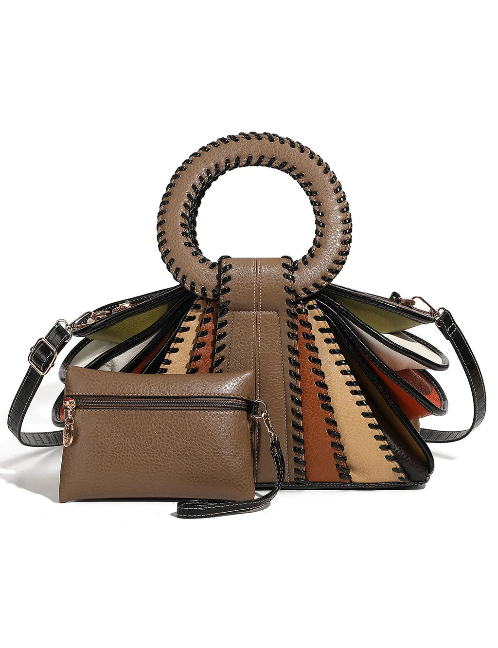 Women's Large Top Handle Hobo Crossbody Bag
